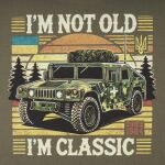 Футболка з малюнком "Hummer" Olive Drab 3 Футболка з малюнком "Hummer" Olive Drab 3