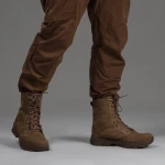 Берцы зимние тактические высокие WarFlex. Кожаные (нубуки). Повышенная крепкость. Койот 3 Берцы зимние тактические высокие WarFlex. Кожаные (нубуки). Повышенная крепкость. Койот 3