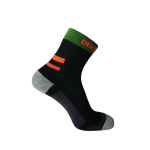 Шкарпетки водонепроникні Dexshell Running з помаранчевими смугами. Розмір L (43-46)