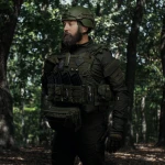 Одинарный закрытый подсумок с клапаном под магазин АК/АR. Олива. 4 Одинарный закрытый подсумок с клапаном под магазин АК/АR. Олива. 4