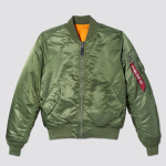 Куртка Alpha Industries MA-1 Bomber Jacket Slim Fit. Зелений 6