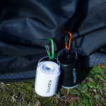 Набір карабінів алюмінієвих Flextail, 3 шт (сірий, помаранчевий, зелений) 4