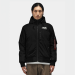 Куртка Alpha Industries Hooded Rib Flight Jacket. Черный