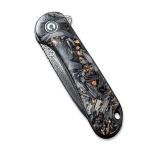Ніж складаний Civivi Elementum Damascus Carbon Fiber Чорний, сірий 5 Ніж складаний Civivi Elementum Damascus Carbon Fiber Чорний, сірий 5