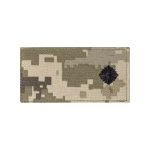 Погон ВСУ младший лейтенант-хорунжий (черная нить, на липучке). Пиксель (мм-14)