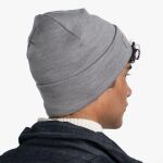 Шапка Buff Merino Heavyweight Beaney, Solid Light Grey 4 Шапка Buff Merino Heavyweight Beaney, Solid Light Grey 4