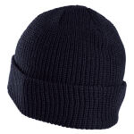 Шапка акриловая грубой вязки "Beanie Cap" Dark Navy 3