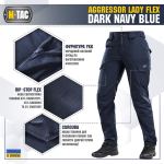 Штани M-Tac Aggressor Lady Flex, Dark Navy Blue 2 Штани M-Tac Aggressor Lady Flex, Dark Navy Blue 2