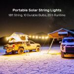 Набор фонарей для кемпинга BioLite Solar String 18'', 100 люмен, Warm White 5
