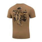Футболка M-Tac боевого медика 3 ОШБр Coyote Brown, койот 5