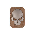 Нашивка на липучці Sturm Mil-Tec "Skull Patch PVC 3D" (Small) Dark Coyote