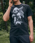 Футболка з малюнком "Янгол" Combat Black 7