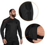Поло Paladin Long LT CoolPass Pique Light Чёрное 4 Поло Paladin Long LT CoolPass Pique Light Чёрное 4