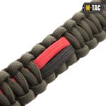 Браслет паракорд M-Tac Каратель з прапором УПА олива 4