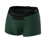 Труси чоловічі анатомічні з сіткою Men's Set Anatomic Classic Light Black Series. Темно-зелений