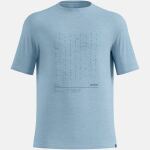 Футболка Odlo Merino Tencel Hyper Map, Baby Blue Melange 5