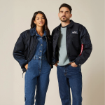 Куртка Alpha Industries CWU 45/P Bomber Jacket. Синій 4