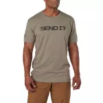 Футболка з малюнком "5.11 Tactical Send It" Stone Heather