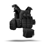 Комплект снаряжения Commando Elite Tactical Assault Kit. Под 25х30 см бронеплиты. Черный 10
