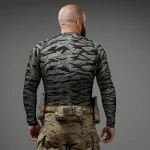Рашгард тактический Raptor Rashguard Tiger Stripes. Slim fit, полиэстер 3 Рашгард тактический Raptor Rashguard Tiger Stripes. Slim fit, полиэстер 3