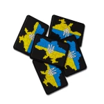 Патч (шеврон) Мапа України з гербом, 7 х 5 см. М’який ПВХ пластик. Синьо-жовтий 5 Патч (шеврон) Мапа України з гербом, 7 х 5 см. М’який ПВХ пластик. Синьо-жовтий 5
