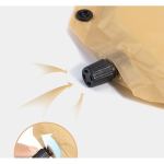 Матрац туристичний Naturehike CNH22DZ013 самонадувний двомісний з подушкою 185x132x3 см жовтий 4