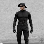 Боевая рубашка Bezet Combat. Polyester and Lycra. Черный 5