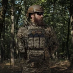 Потрійний підсумок під магазини АК/АR. Cordura 1000. Molle. Піксель (мм-14) 2 Потрійний підсумок під магазини АК/АR. Cordura 1000. Molle. Піксель (мм-14) 2