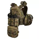 Женская плитоноска Warmor gen.3 FL MAX (for Ladies). С максимальным набором итогов, быстрым боковым и верхним сбросом (без плит). Мультикам.