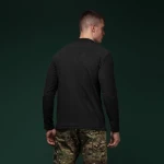Флісова тактична кофта Garrison Fleece Black. Temperature control, polyester 5