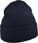 Шапка акриловая грубой вязки "Beanie Cap" Dark Navy 5
