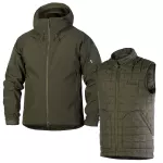 Комплект 2в1 Куртка SoftShell з жилеткою Олива