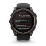 Смарт-годинник Garmin Fenix 8 Sapphire Solar, Carbon Gray DLC Titanium 51 мм. Чорний 10