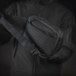 Сумка M-Tac Sling Pistol Bag Elite Hex з липучкою. Чорний мультикам 5
