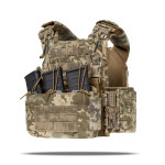 Підсумок Malva (АК/AR+Адмін) на плитоноску Thorax. Cordura 500D. Піксель(мм-14) 3 Підсумок Malva (АК/AR+Адмін) на плитоноску Thorax. Cordura 500D. Піксель(мм-14) 3