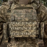 Чохли для бокових бронеплит з кріпленням Molle на камербанди. Піксель (мм-14) 10 Чохли для бокових бронеплит з кріпленням Molle на камербанди. Піксель (мм-14) 10