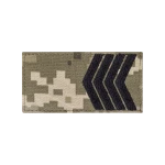 Погон ЗСУ старший сержант (чорна нитка, на липучці). Піксель (мм-14)