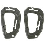 Карабін тактичний пластиковий "TACTICAL CARABINER MOLLE" (2 шт.) Olive