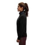 Женская кофта флисовая Black Diamond W Rift HZ Fleece Jacket, Black/Black 3