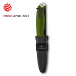 Ніж Victorinox Venture, олива, клинок 105 мм, сталь Sandvik 14C28N