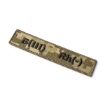 Шеврон (нашивка) група крові B(III) Rh(-), 2.5 х 12.5 см. Піксель (мм-14) 3 Шеврон (нашивка) група крові B(III) Rh(-), 2.5 х 12.5 см. Піксель (мм-14) 3