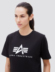 Футболка Alpha Industries Basic Logo Tee. Черный 3 Футболка Alpha Industries Basic Logo Tee. Черный 3