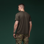 Комплект футболок (3 шт.) AIR Coolmax. Легкі та добре відводять вологу. Ranger green. Розмір M 4