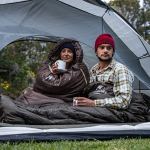 Спальник Naturehike U250S NH20MSD07 з капюшоном, коричневий 6