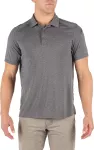 Футболка поло тактична з коротким рукавом "5.11 РARAMOUNT SHORT SLEEVE POLO" CHARCOAL HEATHER