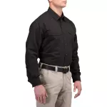 Сорочка тактична "5.11 Tactical Fast-Tac Long Sleeve Shirt" Black 2