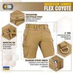 Шорти M-Tac Aggressor Summer Flex Койот, coyote 3 Шорти M-Tac Aggressor Summer Flex Койот, coyote 3