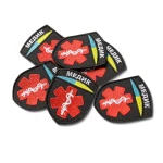 Шеврон (нашивка) Медик на липучці, 7.9 х 6.4 см. Червоно-чорний 4 Шеврон (нашивка) Медик на липучці, 7.9 х 6.4 см. Червоно-чорний 4