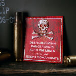 Нашивка на липучці "Dangerous Mines" PVC Multi 6 Нашивка на липучці "Dangerous Mines" PVC Multi 6