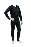 Комплект термобілизни чоловічої Tramp Warm Soft (футболка + кальсони), чорний XXL